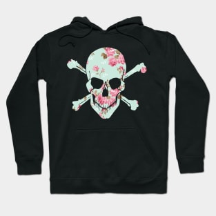 Skull Floral Hoodie